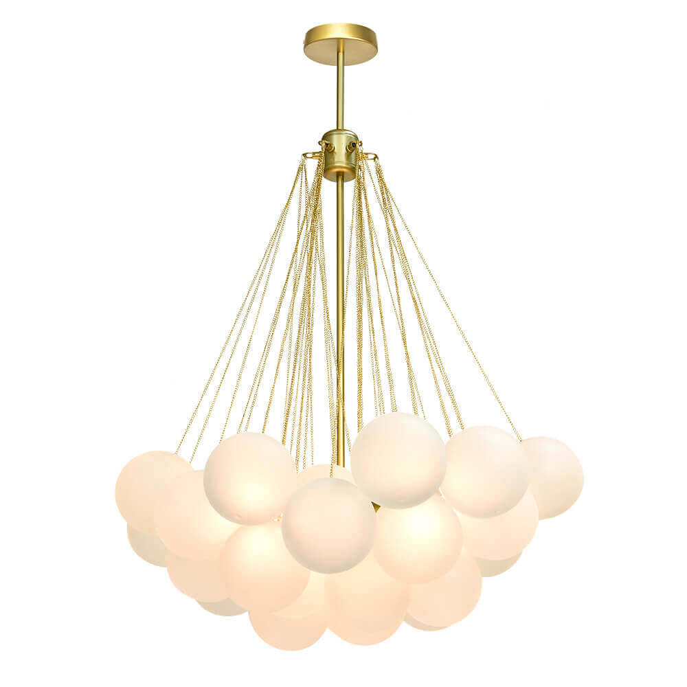 Cluster Frosted Glass Bubble Chandelier - Image 16