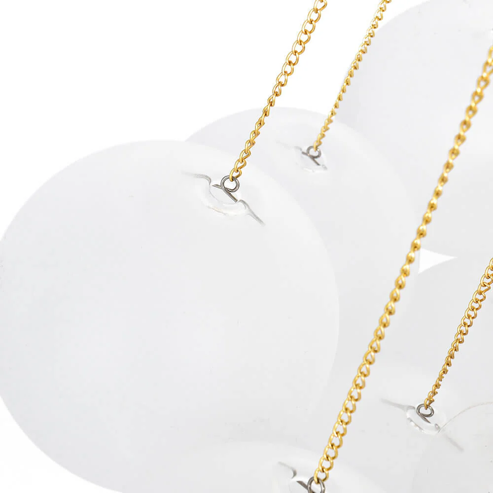 Cluster Frosted Glass Bubble Chandelier - Image 18