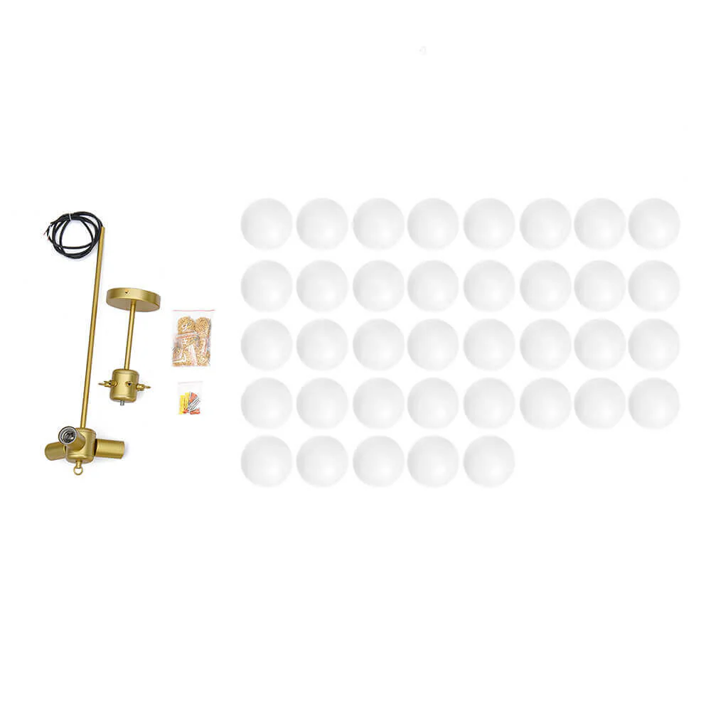 Cluster Frosted Glass Bubble Chandelier - Image 22