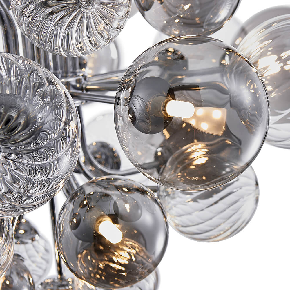 Cluster Glass Globe Bubble Chandelier 23.6"/31.5" Wide Large Chandelier - Image 11