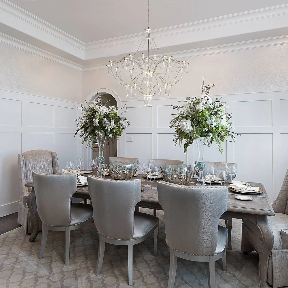 Contemporary Glam Starry Geometric LED Crystal Chandelier - Image 2