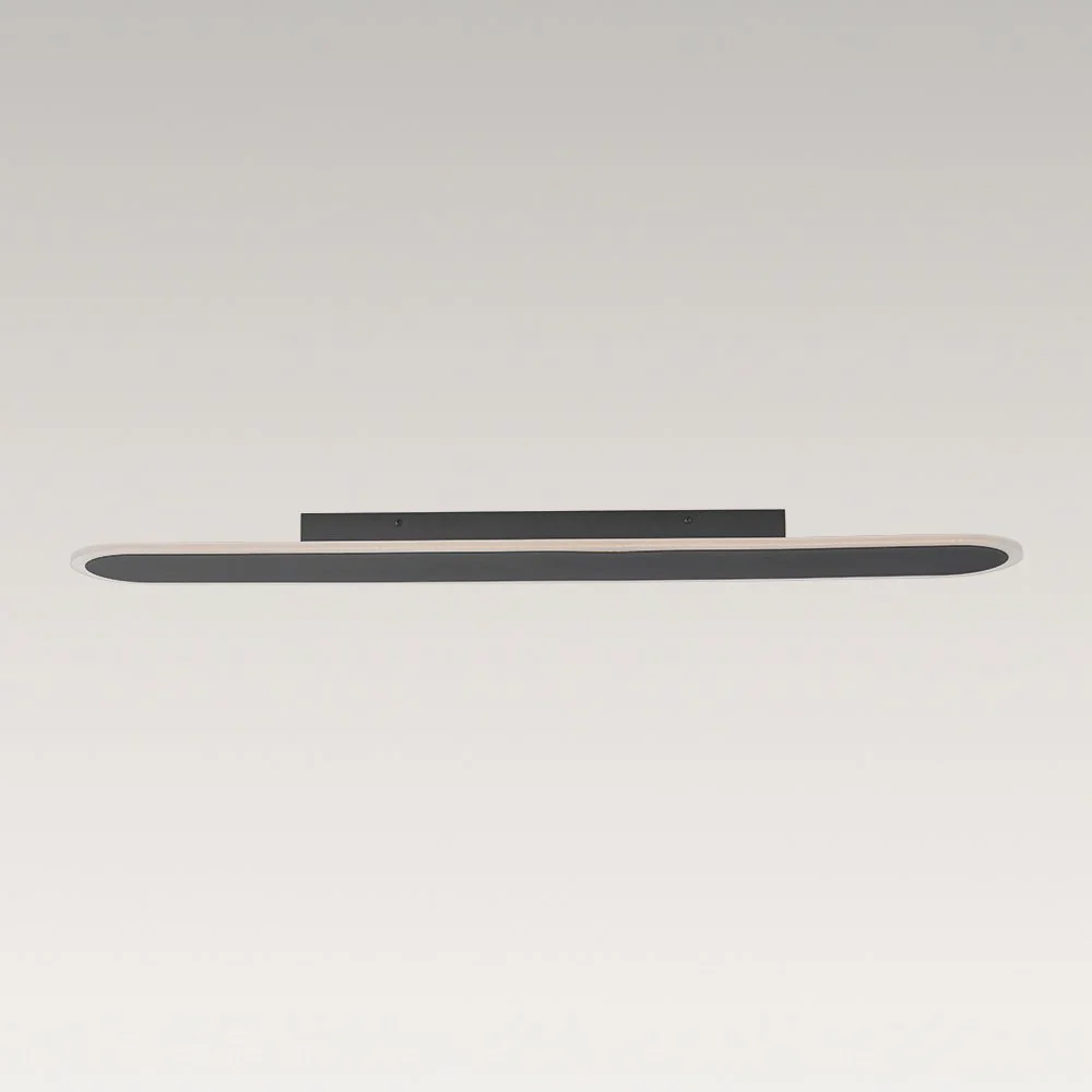 Contemporary Long Oval Warm Dimmable LED Ceiling Light - Image 10
