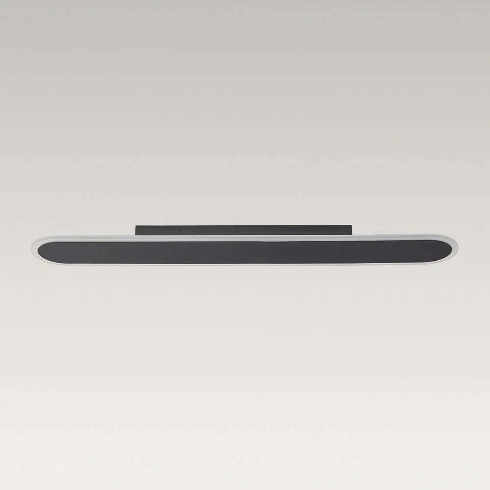 Contemporary Long Oval Warm Dimmable LED Ceiling Light - Image 8