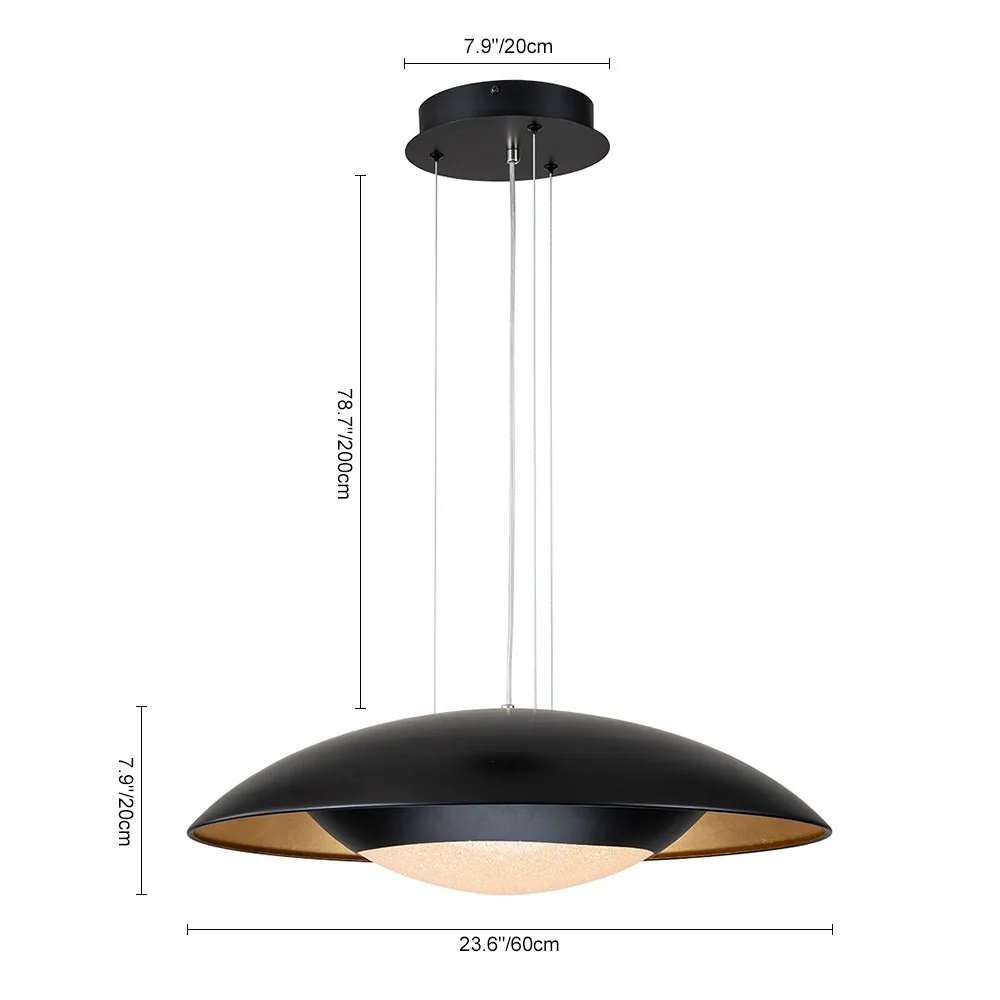 (OpenBox) Contemporary Dimmable Wide UFO LED Pendant Light - Image 20
