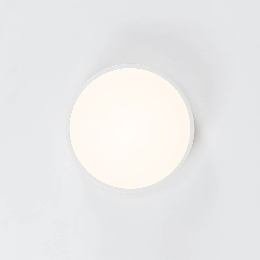 Contemporary Wood Round Dimmable LED Ceiling Light - Image 16