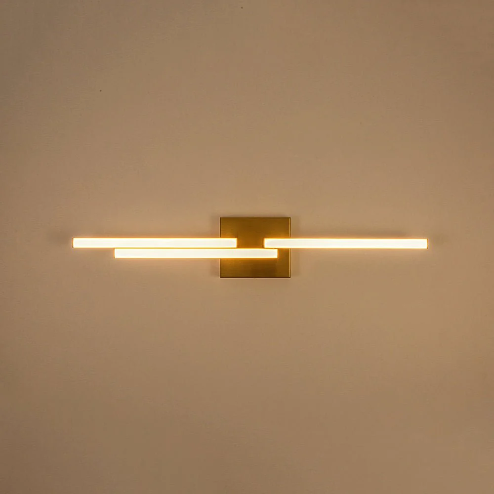 Designer 3-Light Tetris Linear Dimmable LED Vanity Wall Sconce - Image 8