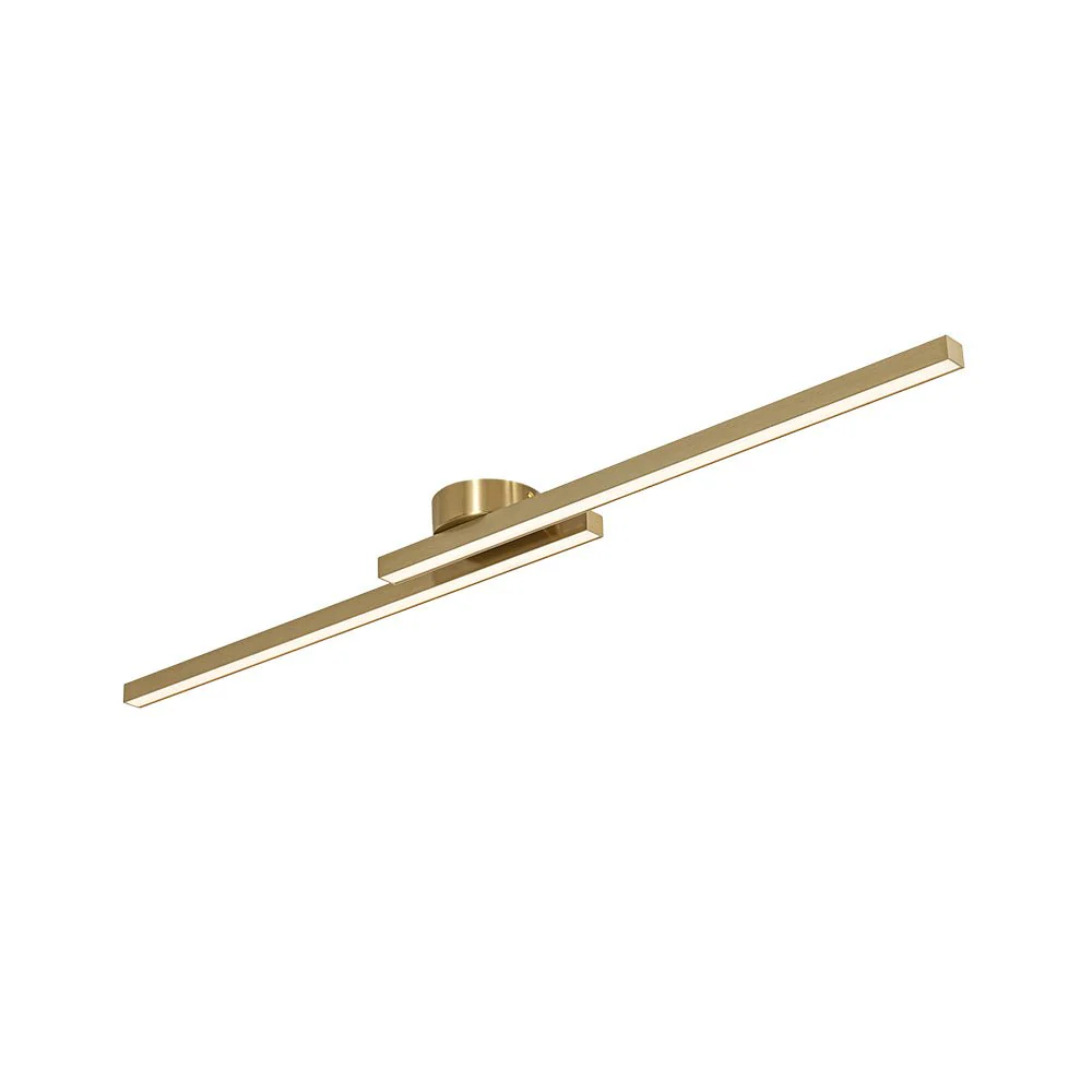 Dimmable 2-Light Long Strip Linear LED Flush Mount - Image 29