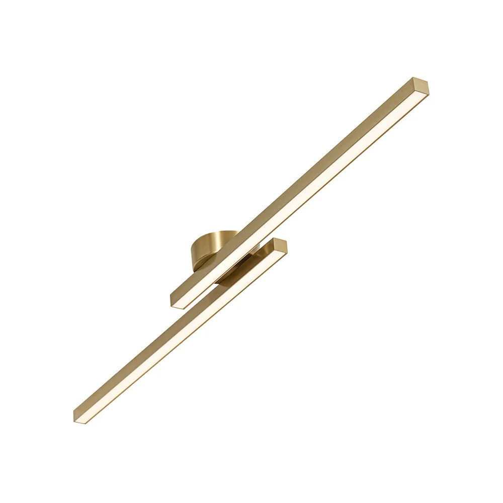 Dimmable 2-Light Long Strip Linear LED Flush Mount - Image 30