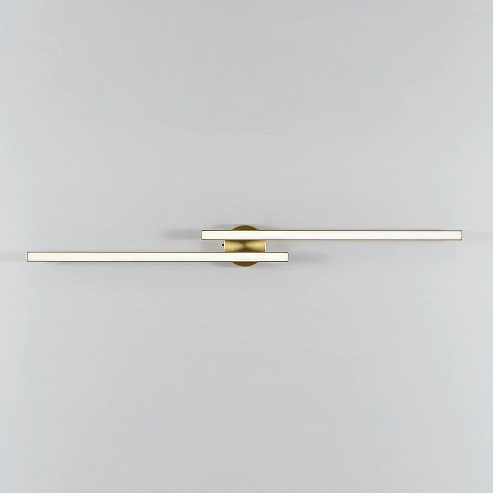 Dimmable 2-Light Long Strip Linear LED Flush Mount - Image 33