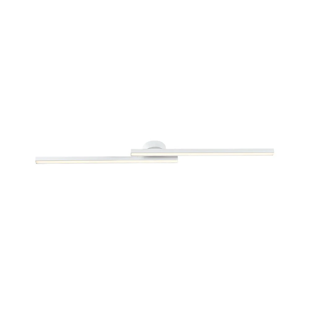 Dimmable 2-Light Long Strip Linear LED Flush Mount - Image 37