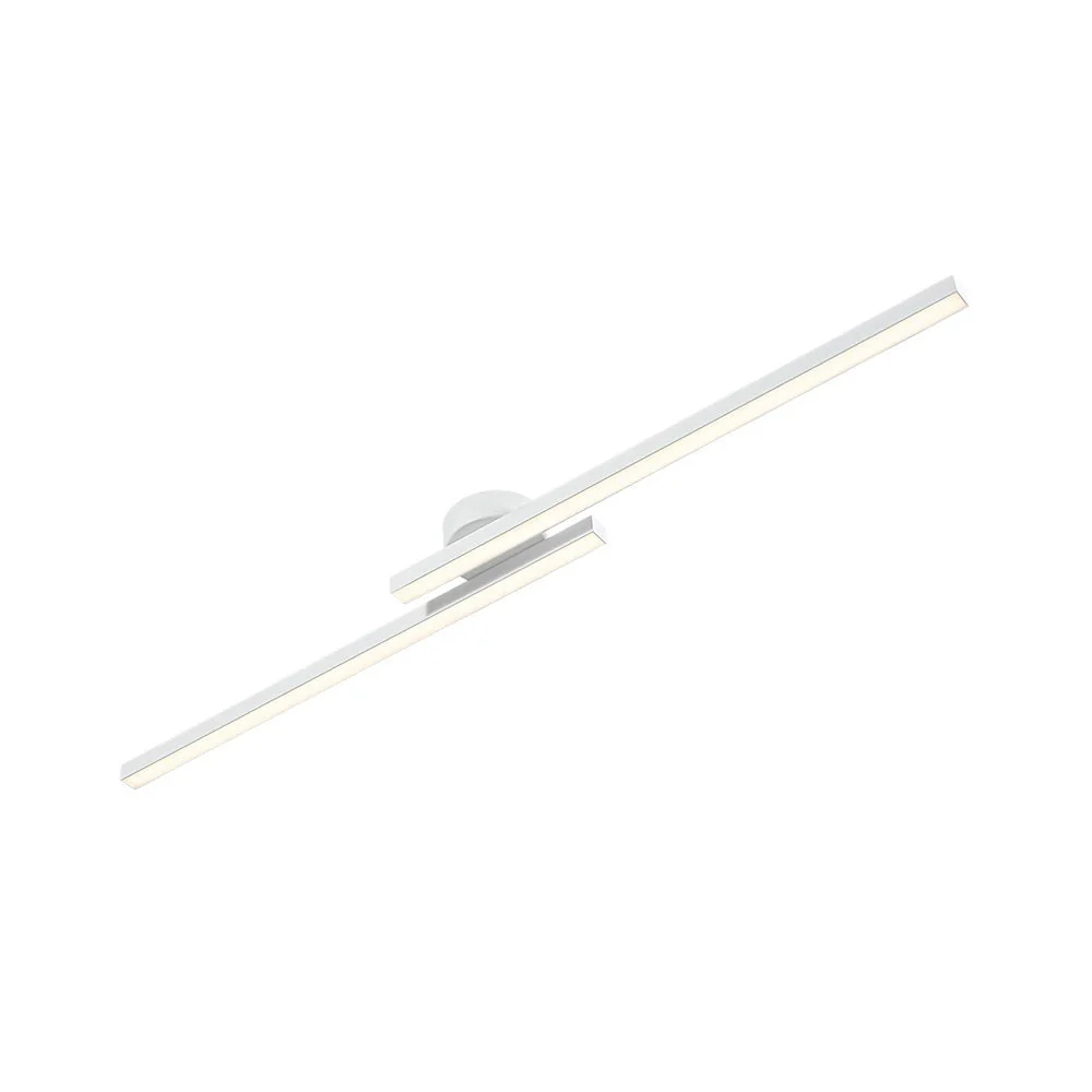 Dimmable 2-Light Long Strip Linear LED Flush Mount - Image 40