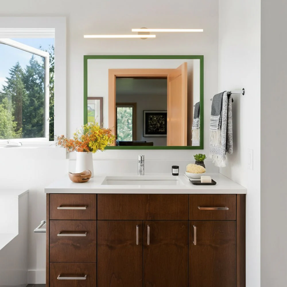 Dimmable 2-Light Long Strip Linear LED Flush Mount - Image 6