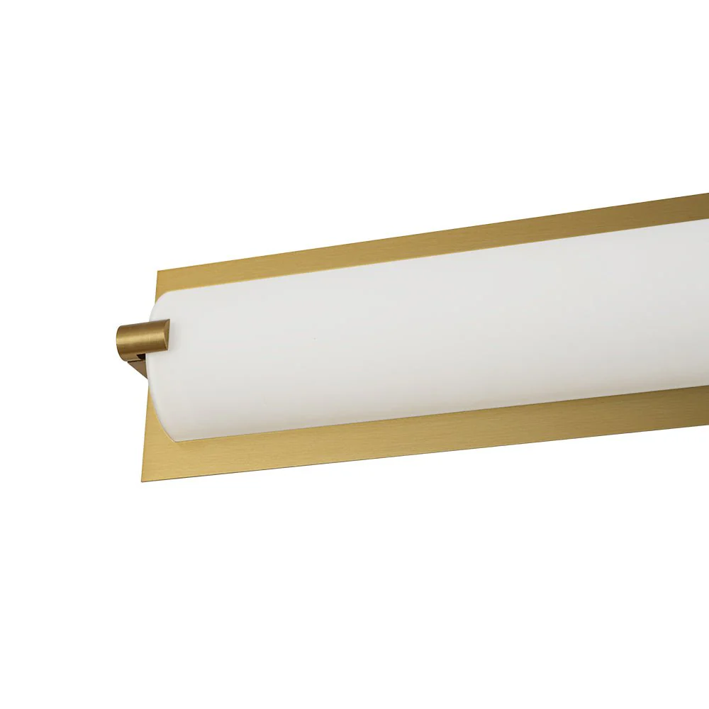 Dimmable LED Wide Linear Frosted Glass Tube Vanity Wall Lamp - Image 10
