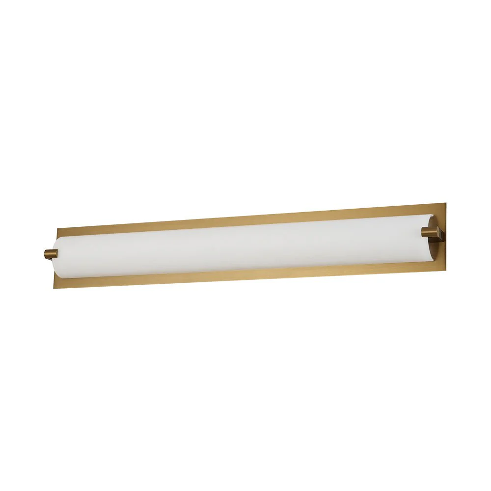 Dimmable LED Wide Linear Frosted Glass Tube Vanity Wall Lamp - Image 4