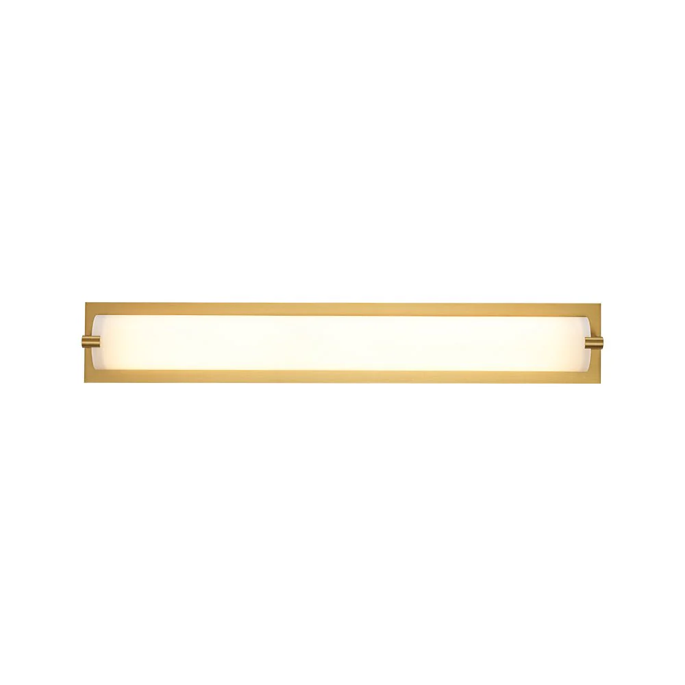 Dimmable LED Wide Linear Frosted Glass Tube Vanity Wall Lamp - Image 7