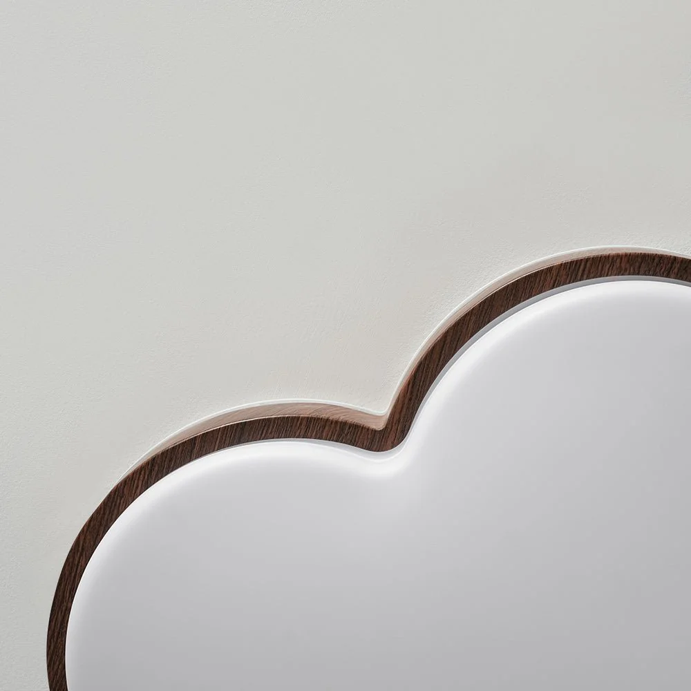 Dimmable LED Wood Accented Cloud Kids Ceiling Light - Image 13