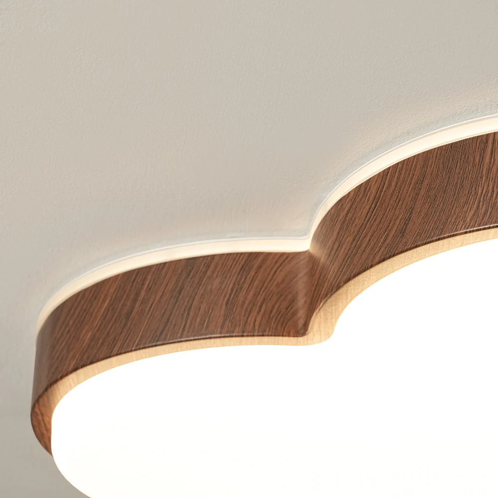Dimmable LED Wood Accented Cloud Kids Ceiling Light - Image 14