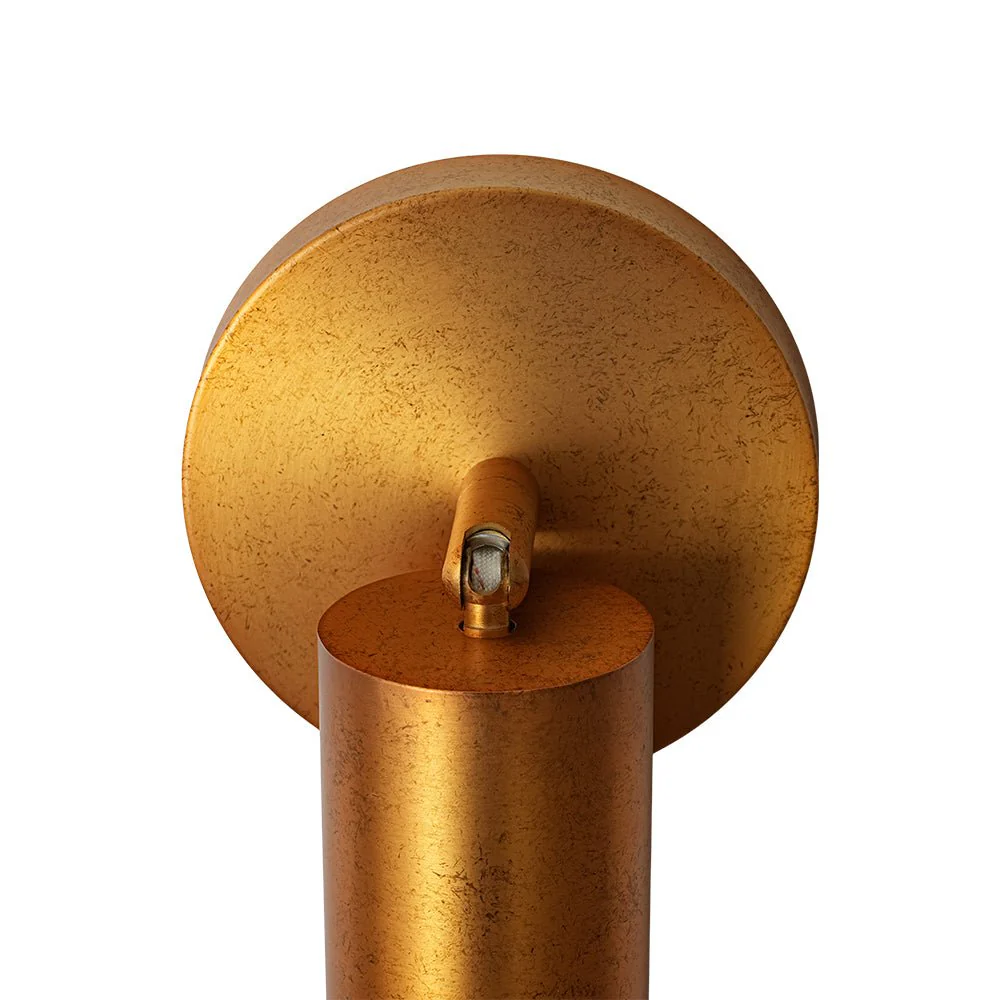 Distressed Brass Adjustable Dimmable LED Single Spotlight - Image 13