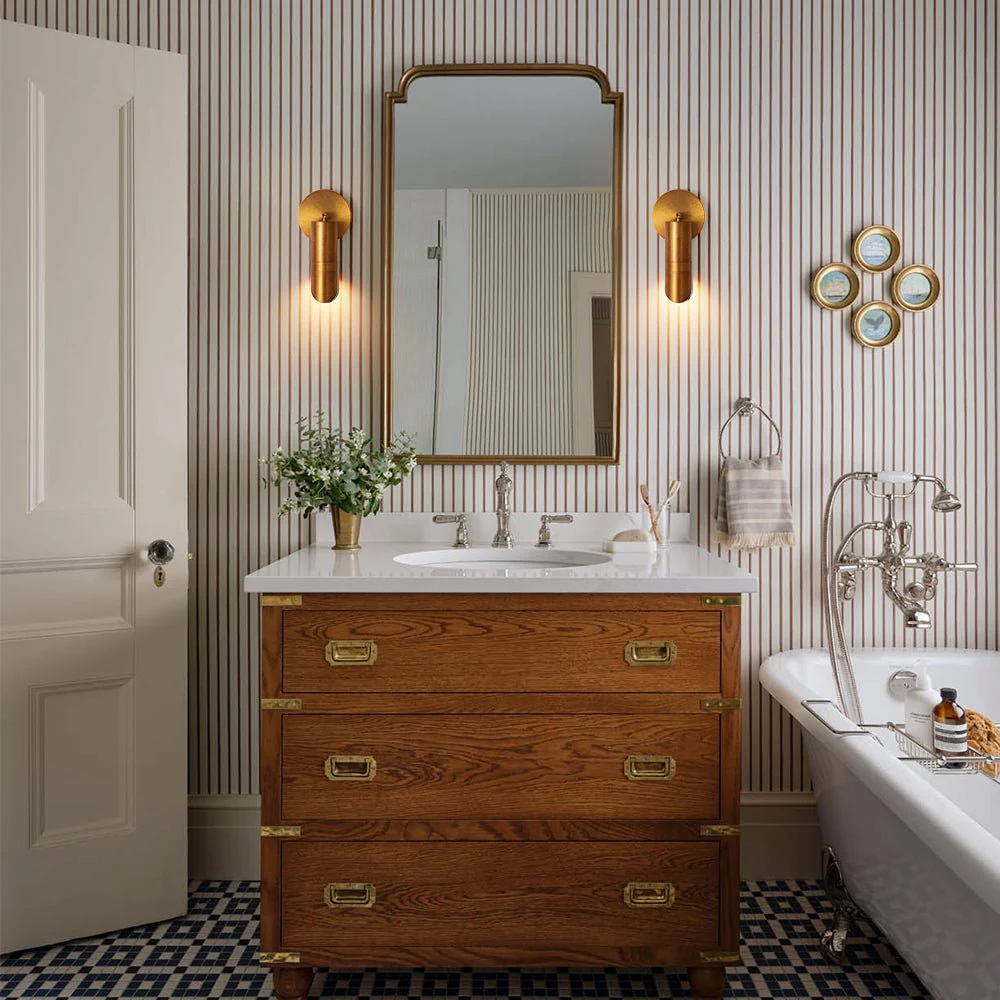 Distressed Brass Adjustable Dimmable LED Single Spotlight - Image 3