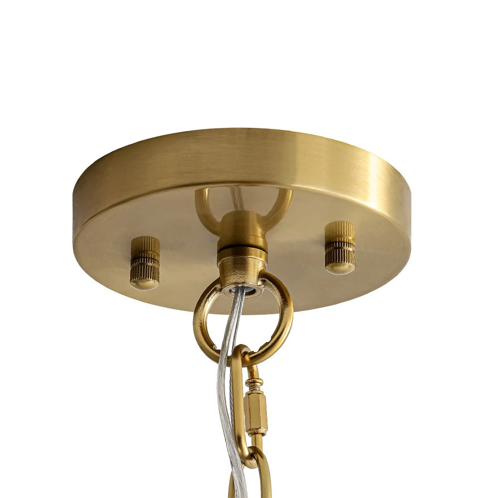 Farmhouse 1-Light Hammered Glass Bell Kitchen Pendant Light - Image 15
