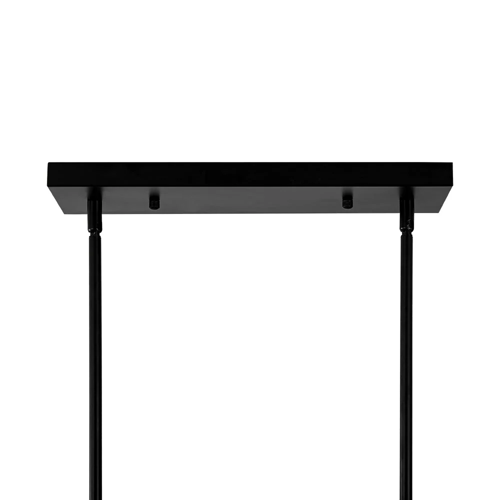 Farmhouse Candle Style Linear Rectangular Cage Island Chandelier - Image 12