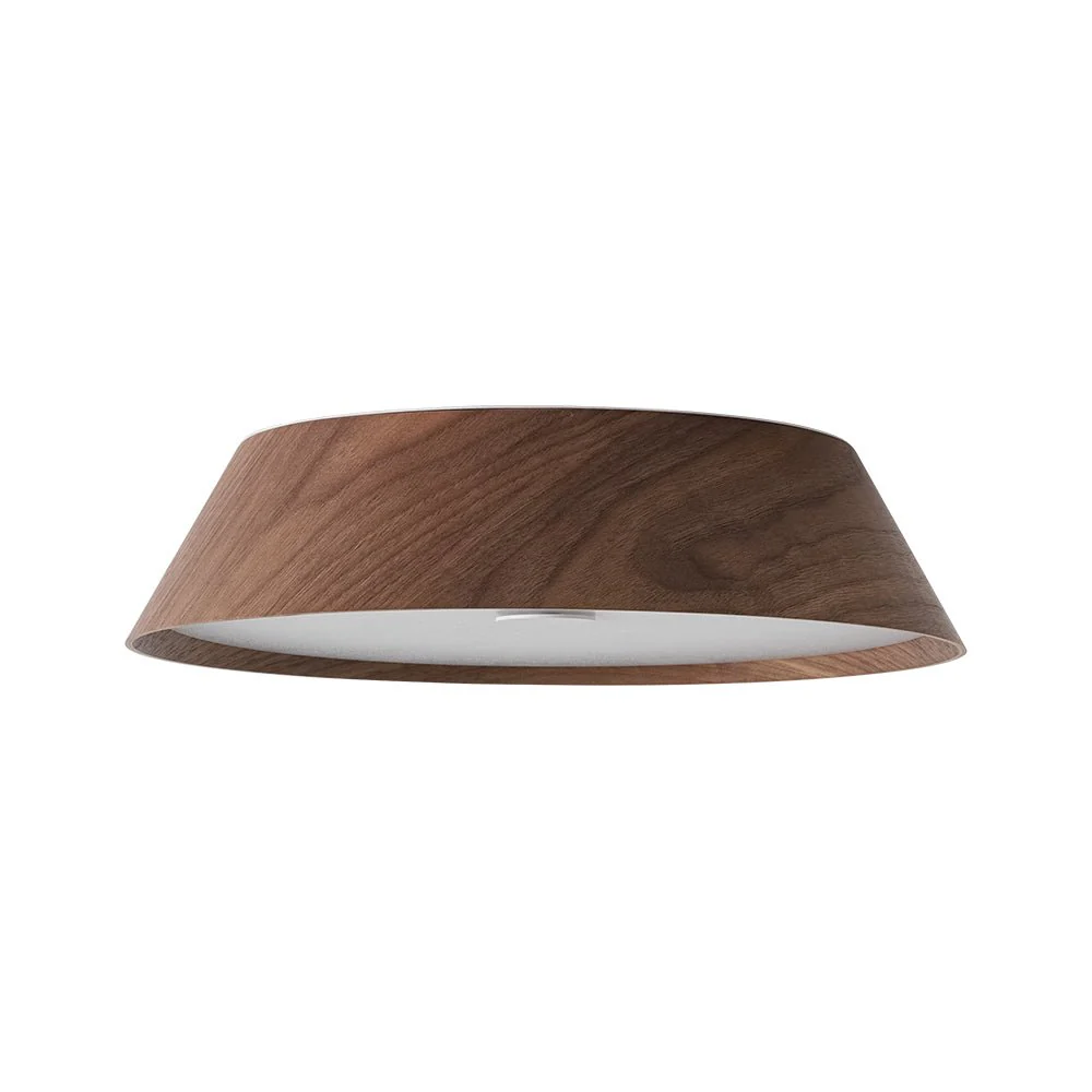 Farmhouse Wood Grain Dimmable LED Round Flush Mount Light - Image 5