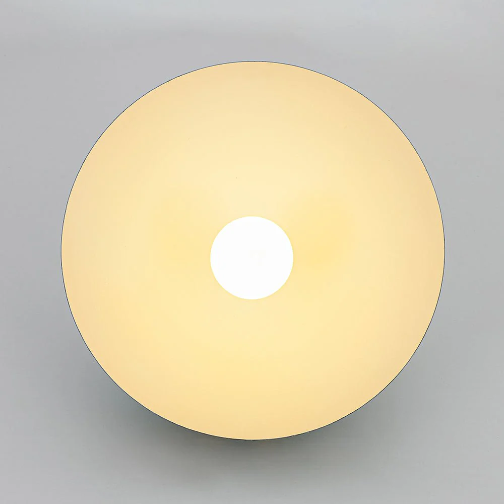 French Country Weathered Gilded Patina Teal Dome Flush Mount - Image 13