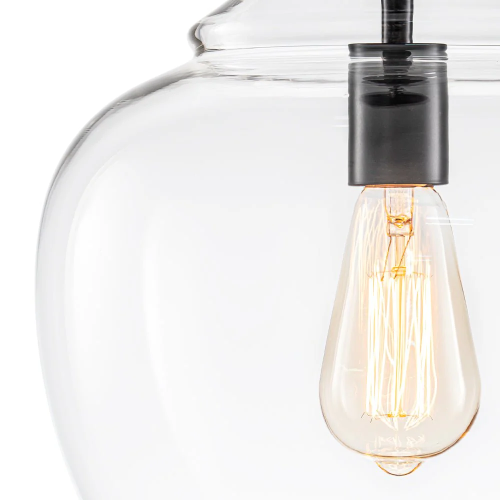 French Farmhouse 1-Light Glass Bell Kitchen Pendant Light - Image 24