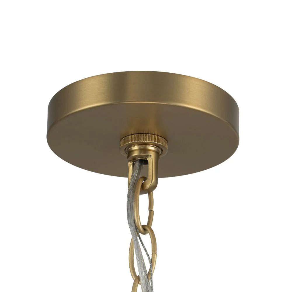 (OpenBox) French Farmhouse 5-Light Brass Candle Style Chandelier - Image 16