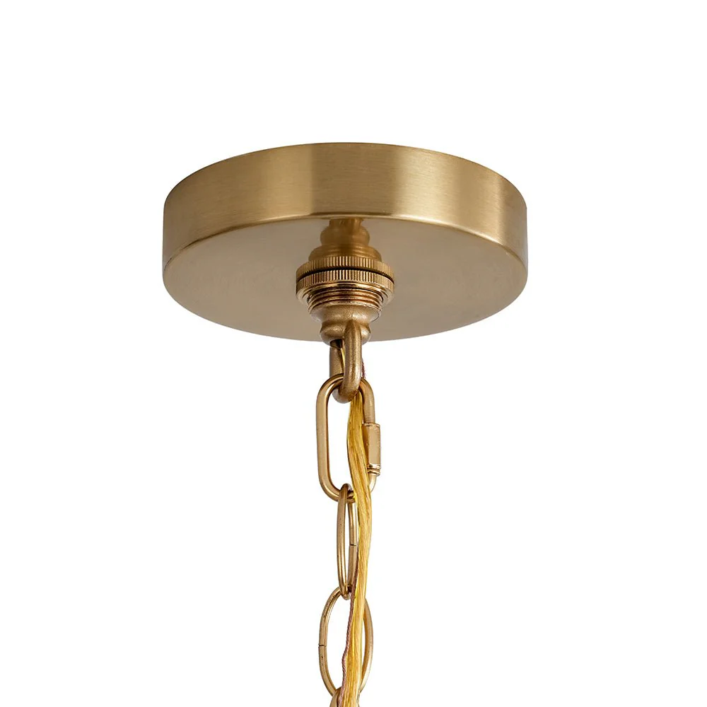 French Modern Iron 8-Light Candle Chandelier - Image 11