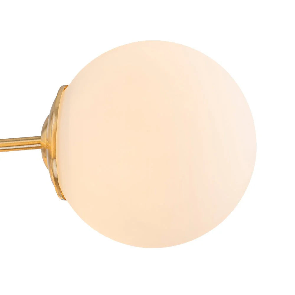 Frosted Glass Bubble 2-Tier Sputnik Semi Flush Chandelier - Image 14