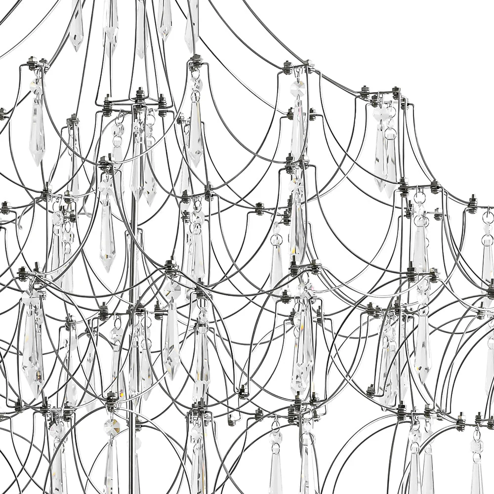 Galaxy Glam Luxury LED Starlight Crystal Chandelier - Image 13