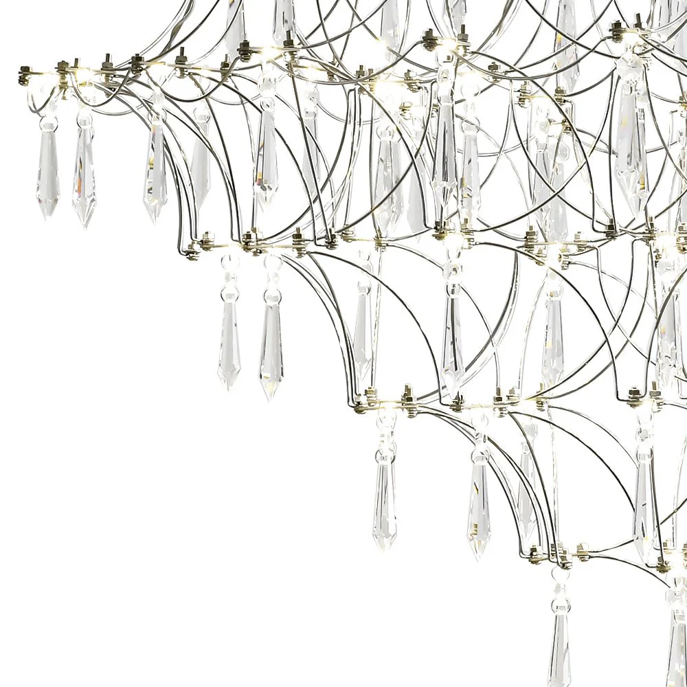 Galaxy Glam Luxury LED Starlight Crystal Chandelier - Image 14