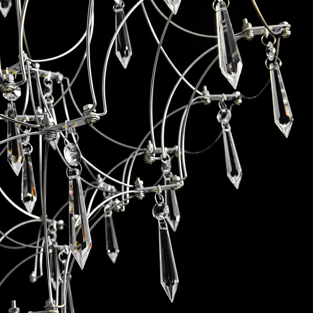 Galaxy Glam Luxury LED Starlight Crystal Chandelier - Image 16