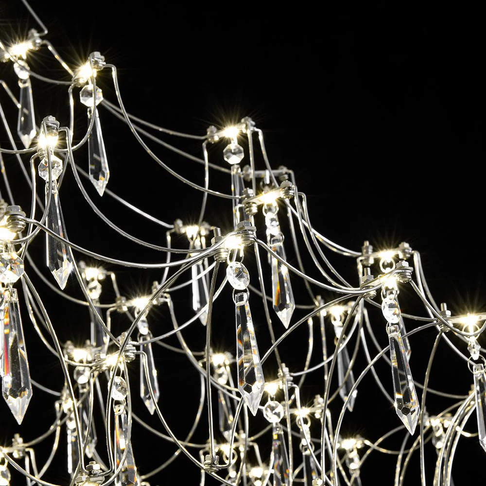 Galaxy Glam Luxury LED Starlight Crystal Chandelier - Image 18