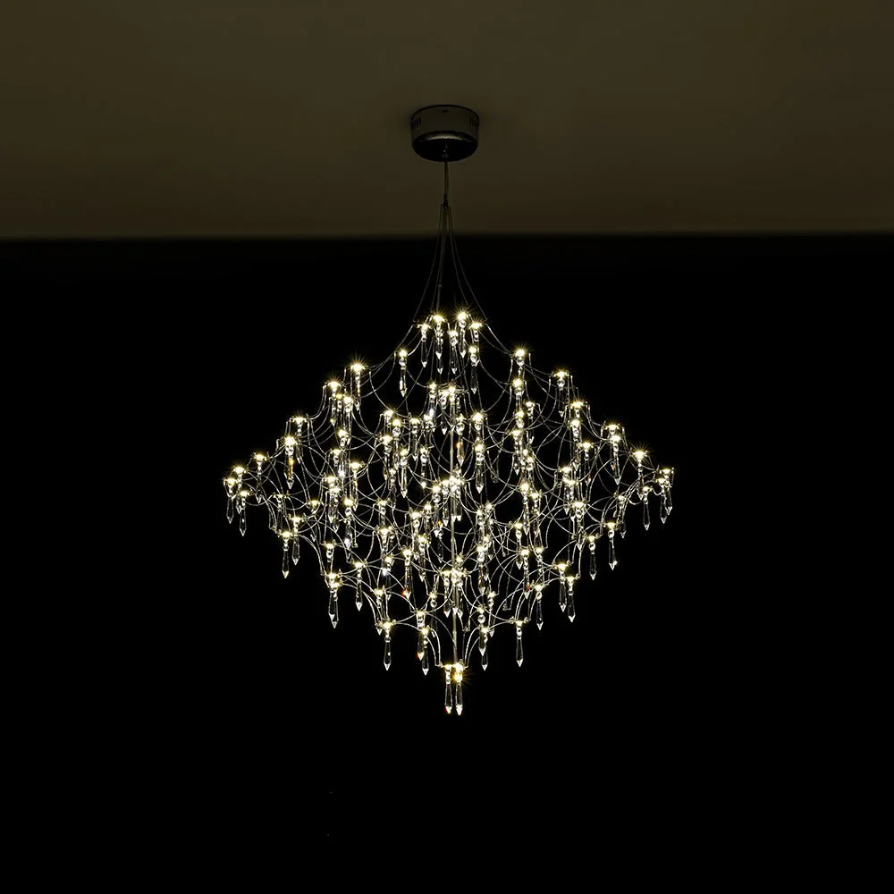 Galaxy Glam Luxury LED Starlight Crystal Chandelier - Image 4