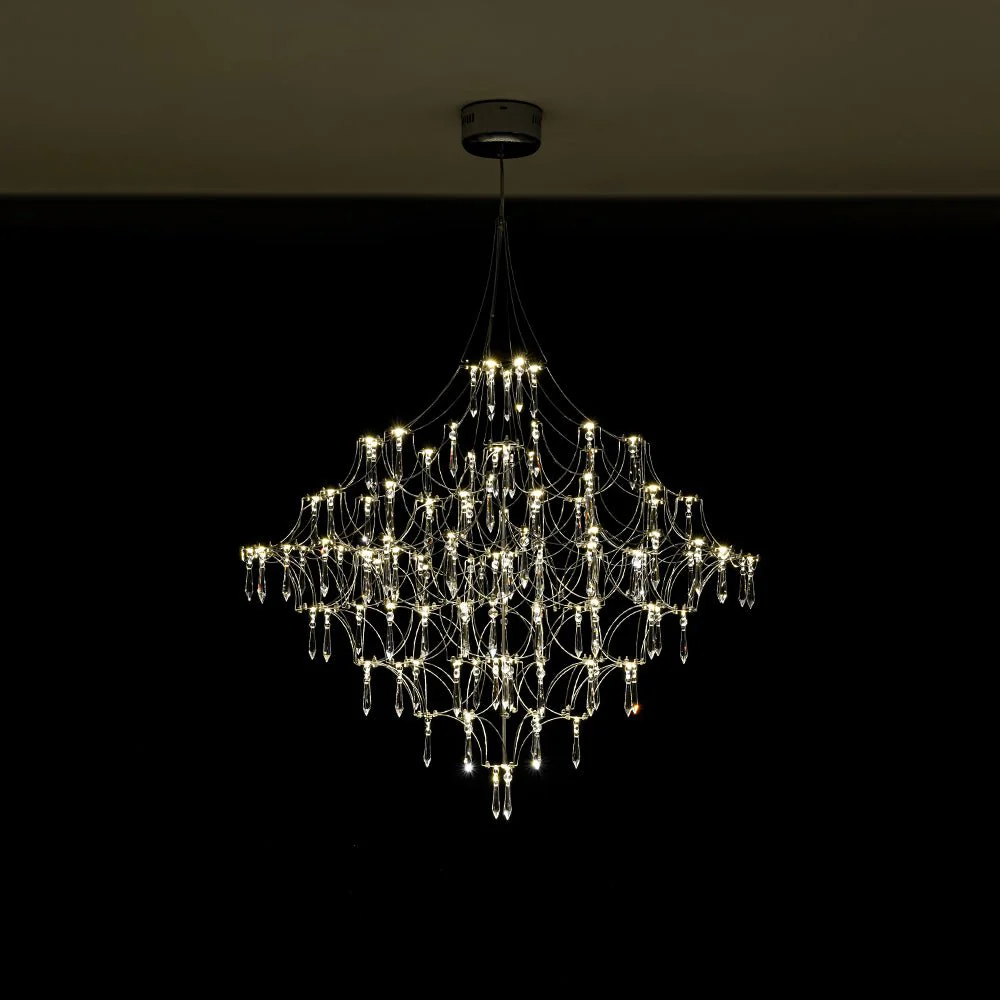 Galaxy Glam Luxury LED Starlight Crystal Chandelier - Image 5
