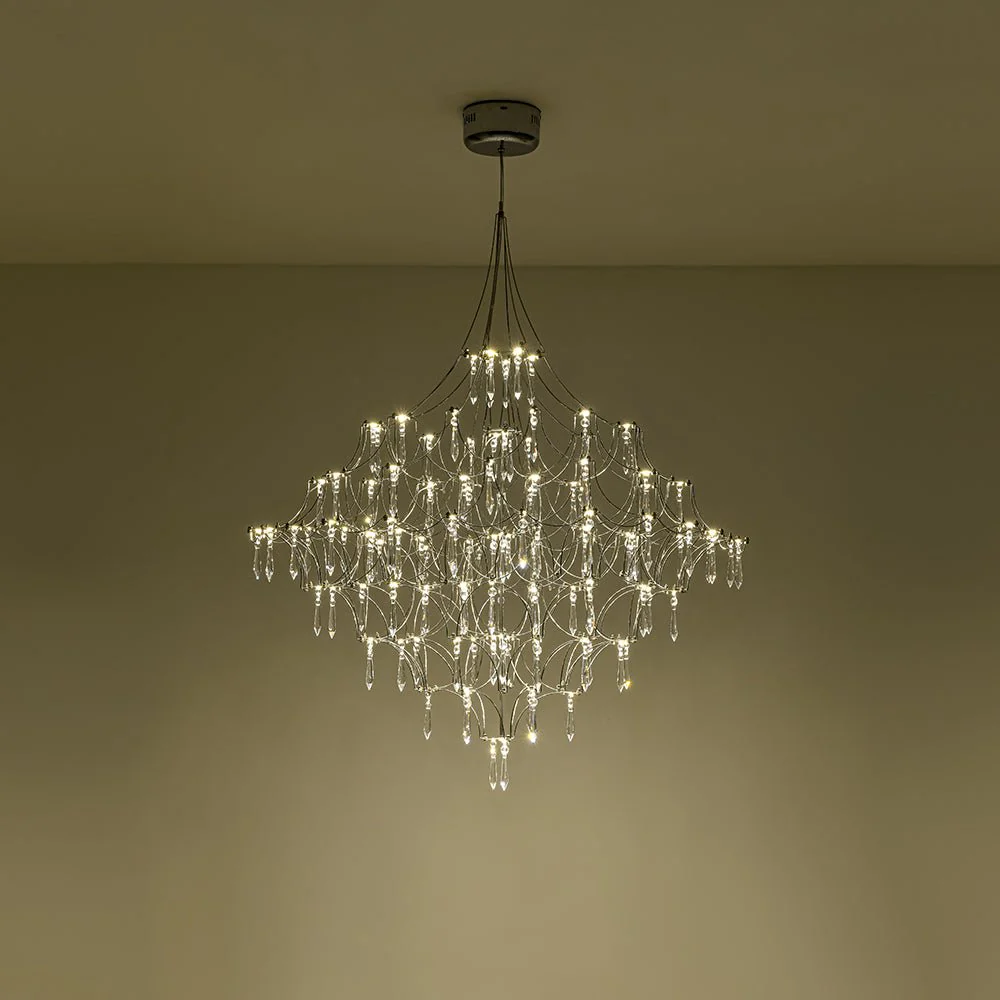 Galaxy Glam Luxury LED Starlight Crystal Chandelier - Image 6