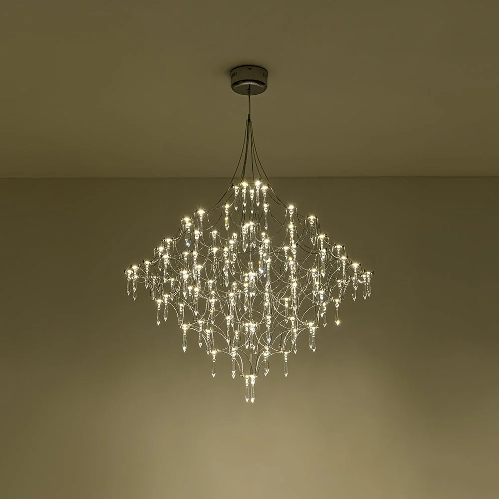 Galaxy Glam Luxury LED Starlight Crystal Chandelier - Image 7
