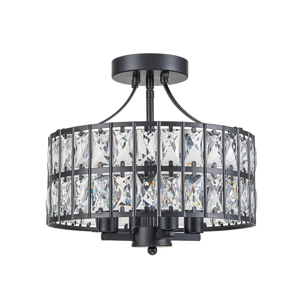Glam 4-Light Drum Crystal Ceiling Light - Image 10