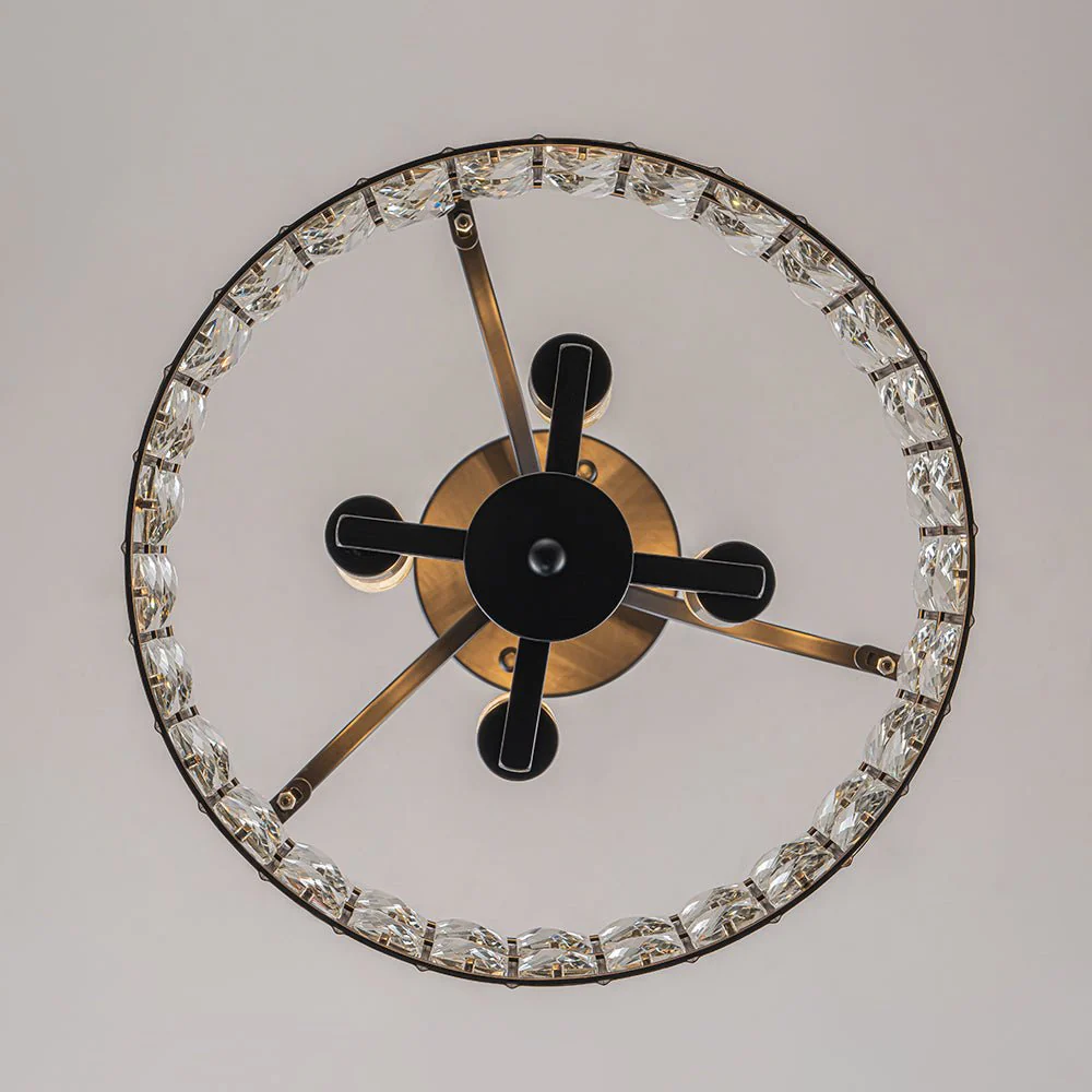 Glam 4-Light Drum Crystal Ceiling Light - Image 14