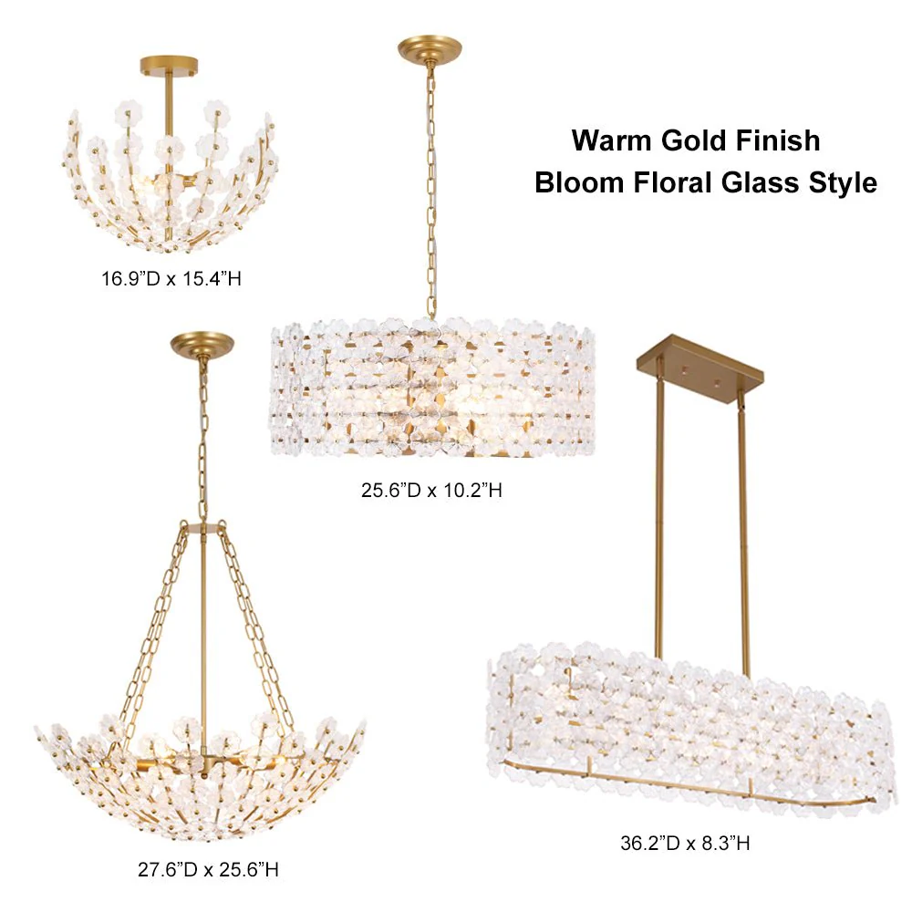 Art Deco Blossom Floral Cage Drum Lantern Pendant Light - Image 5
