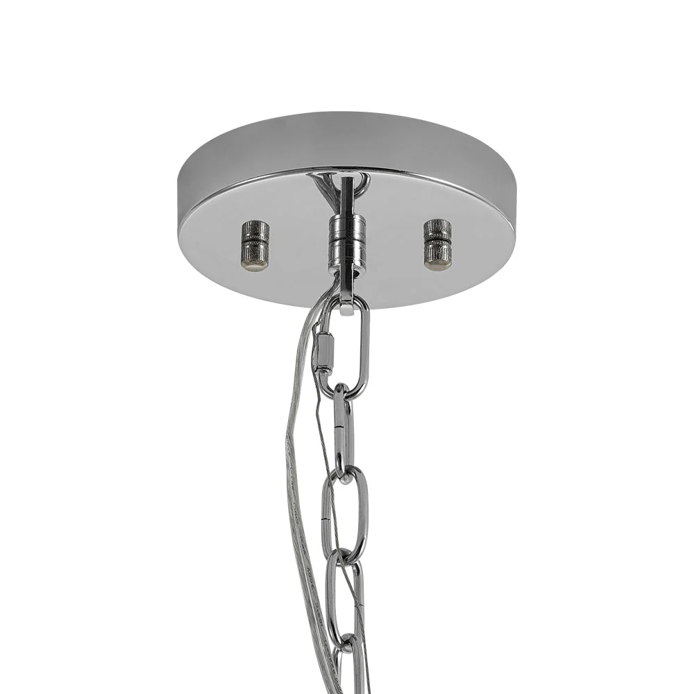 Glam Chrome Bloom Dandelion Crystal Sputnik Chandelier - Image 15