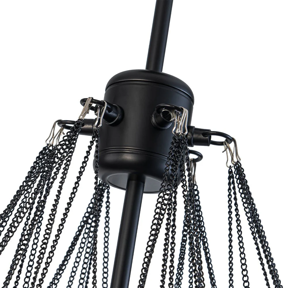 Glam Ribbed Glass Globe Textured Bubble Cluster Chandelier - Image 23
