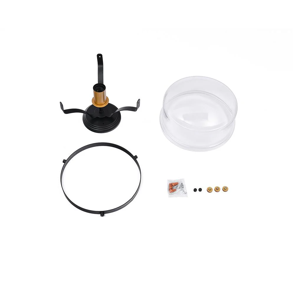 Glass Lantern Semi Flush Mount - Image 9