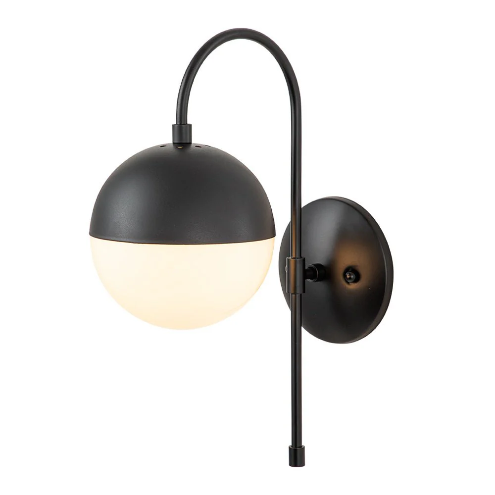 Goose Arm Globe Wall Sconce - Image 10