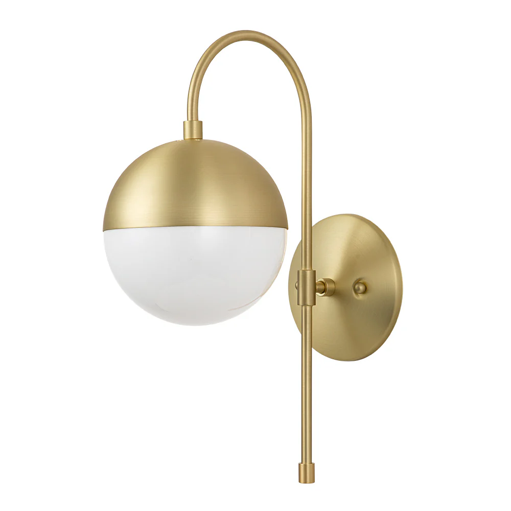 Goose Arm Globe Wall Sconce - Image 3