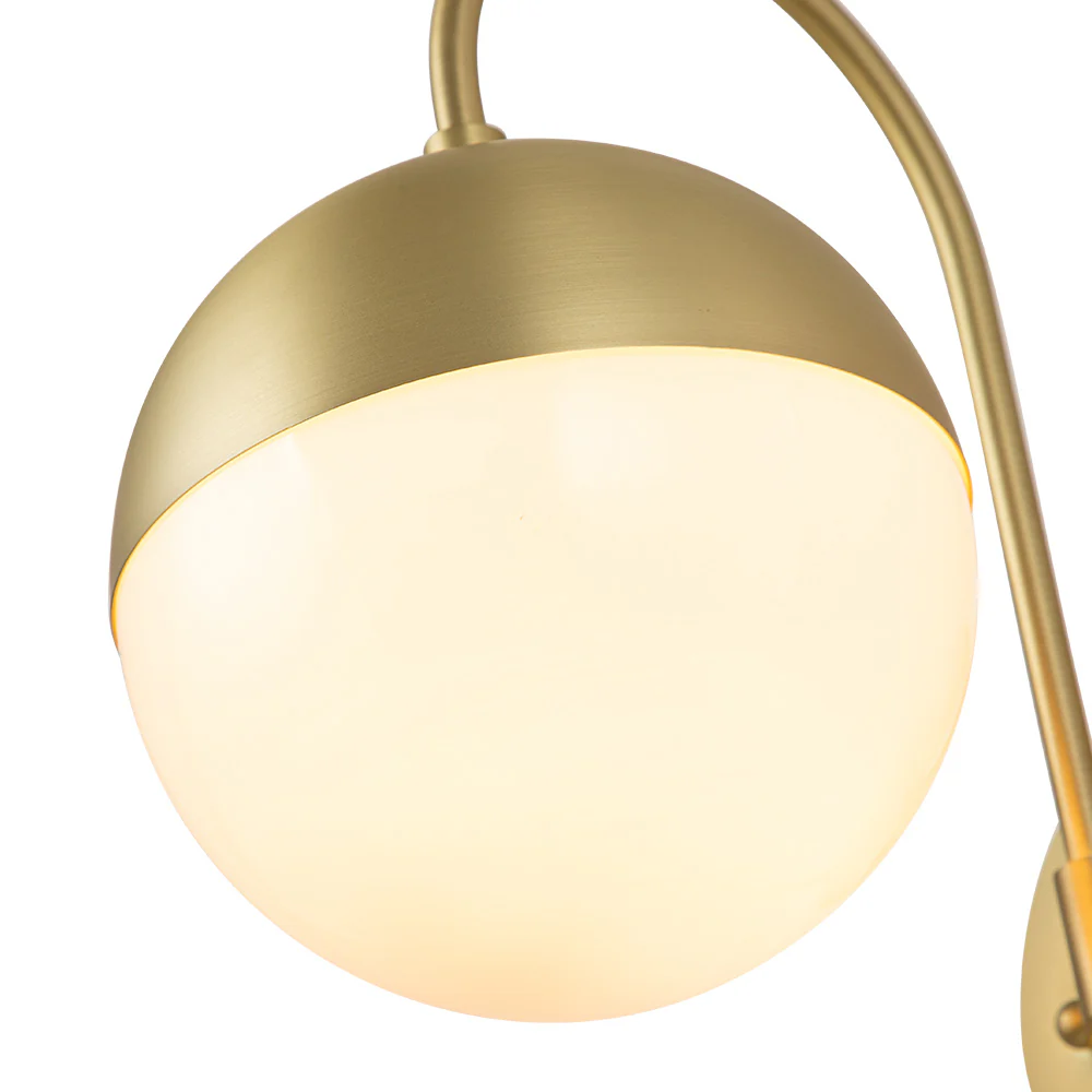 Goose Arm Globe Wall Sconce - Image 6