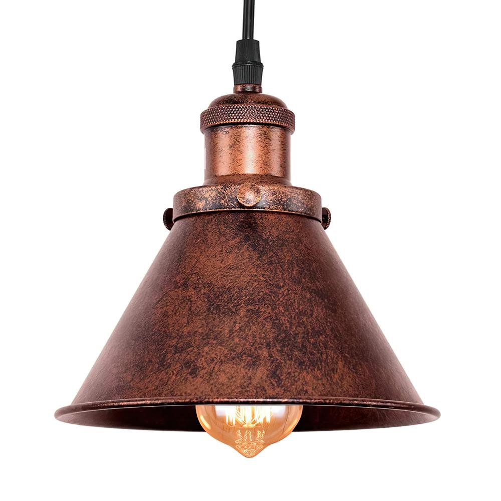 Industrial 1-Light Cone Pendant Light - Image 3