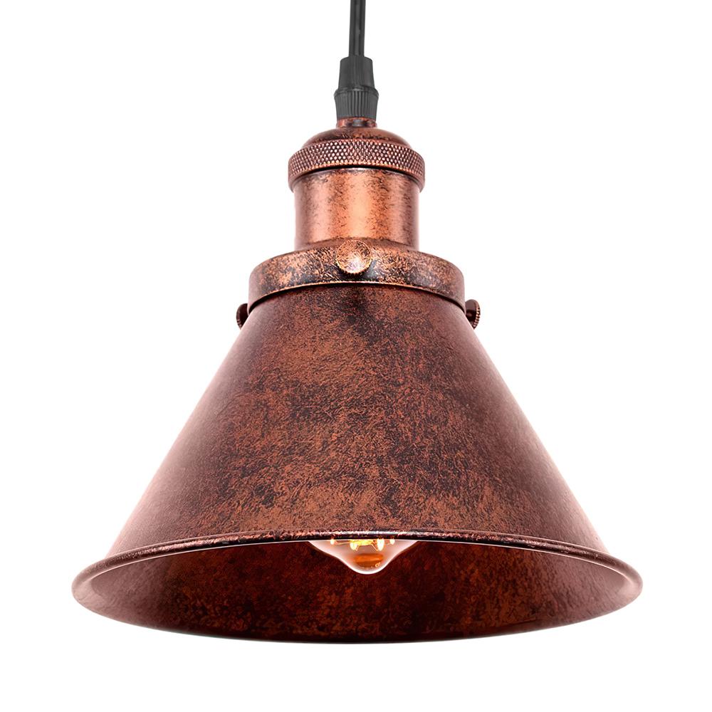 Industrial 1-Light Cone Pendant Light - Image 4